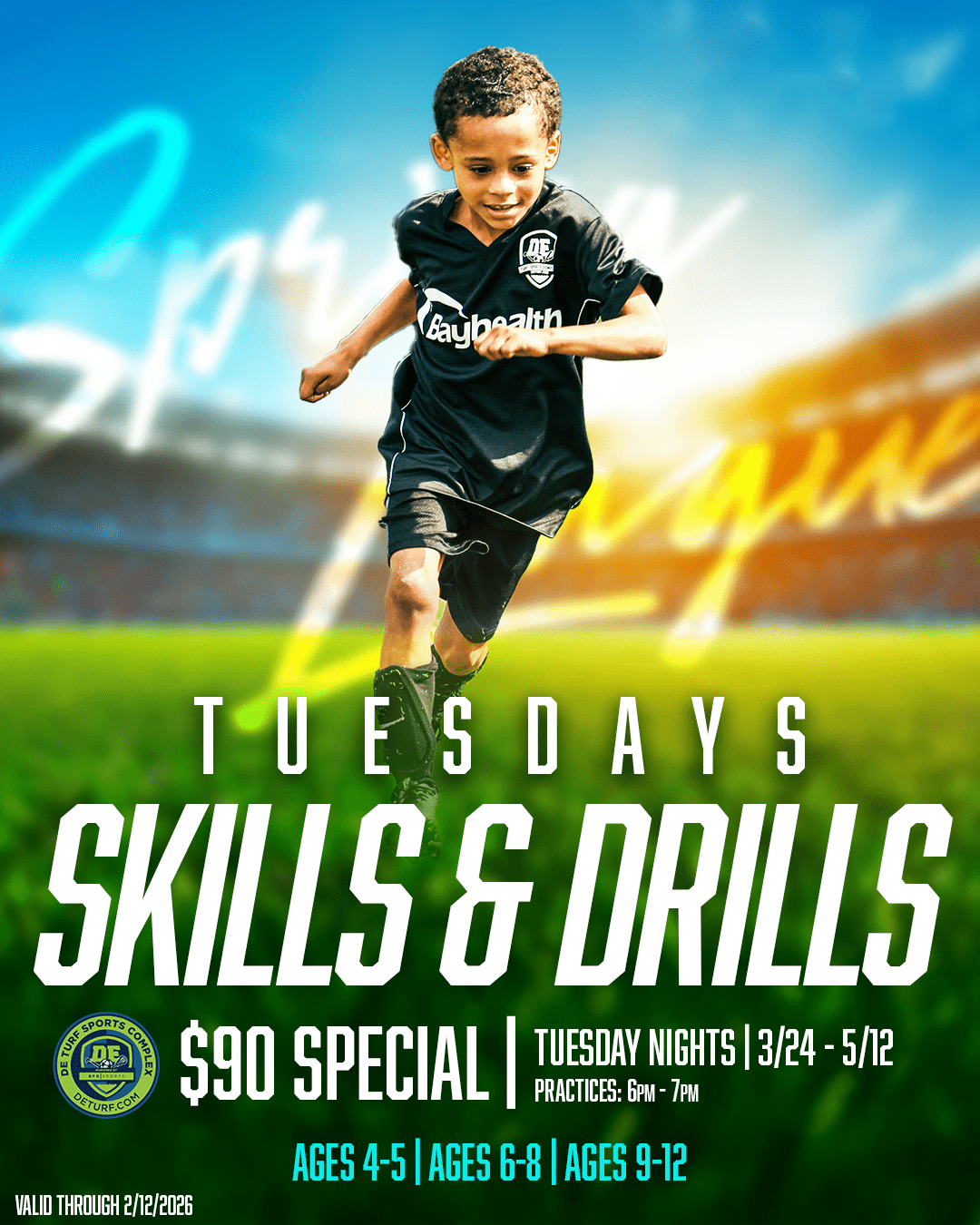 Skills & Drills Spring 26’ promo