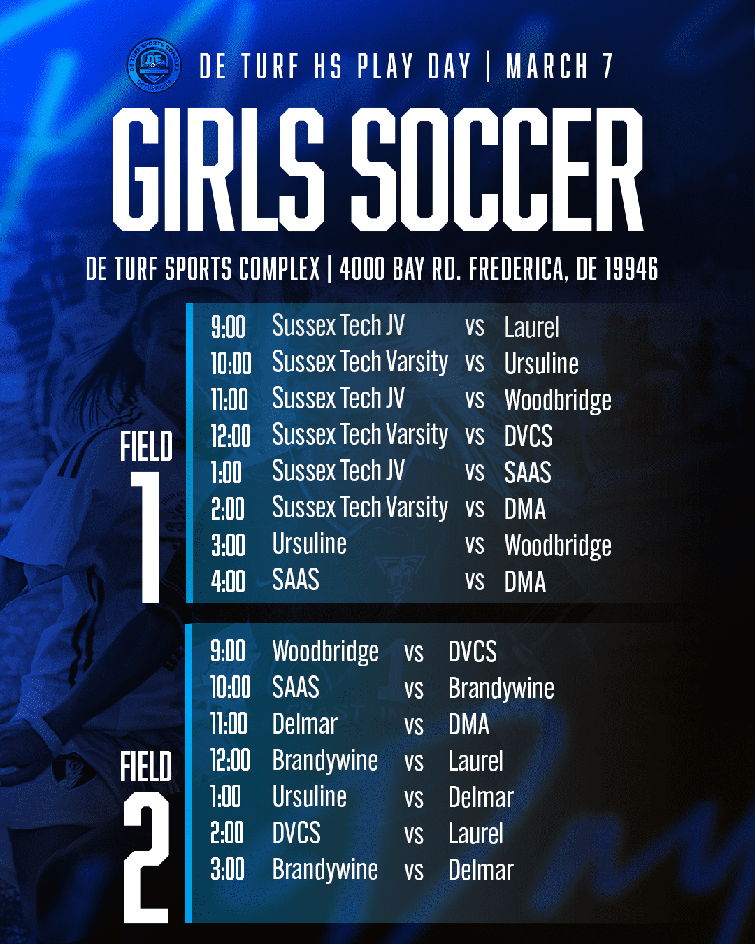 GSOCCER Schedule