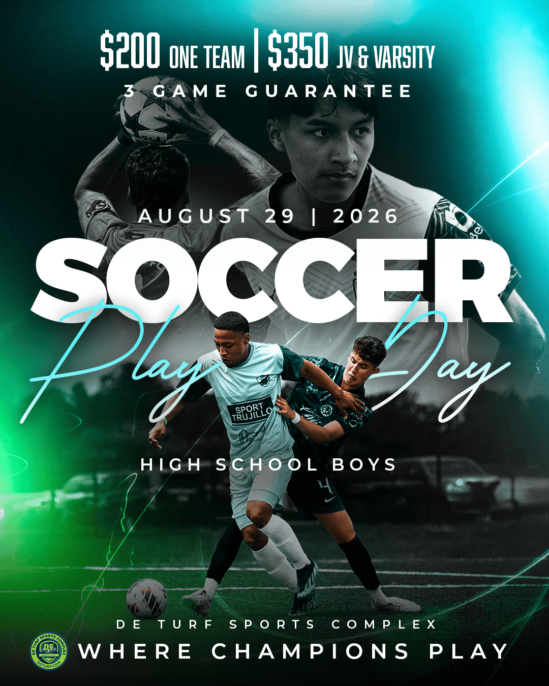 Soccer Play Day Graphic