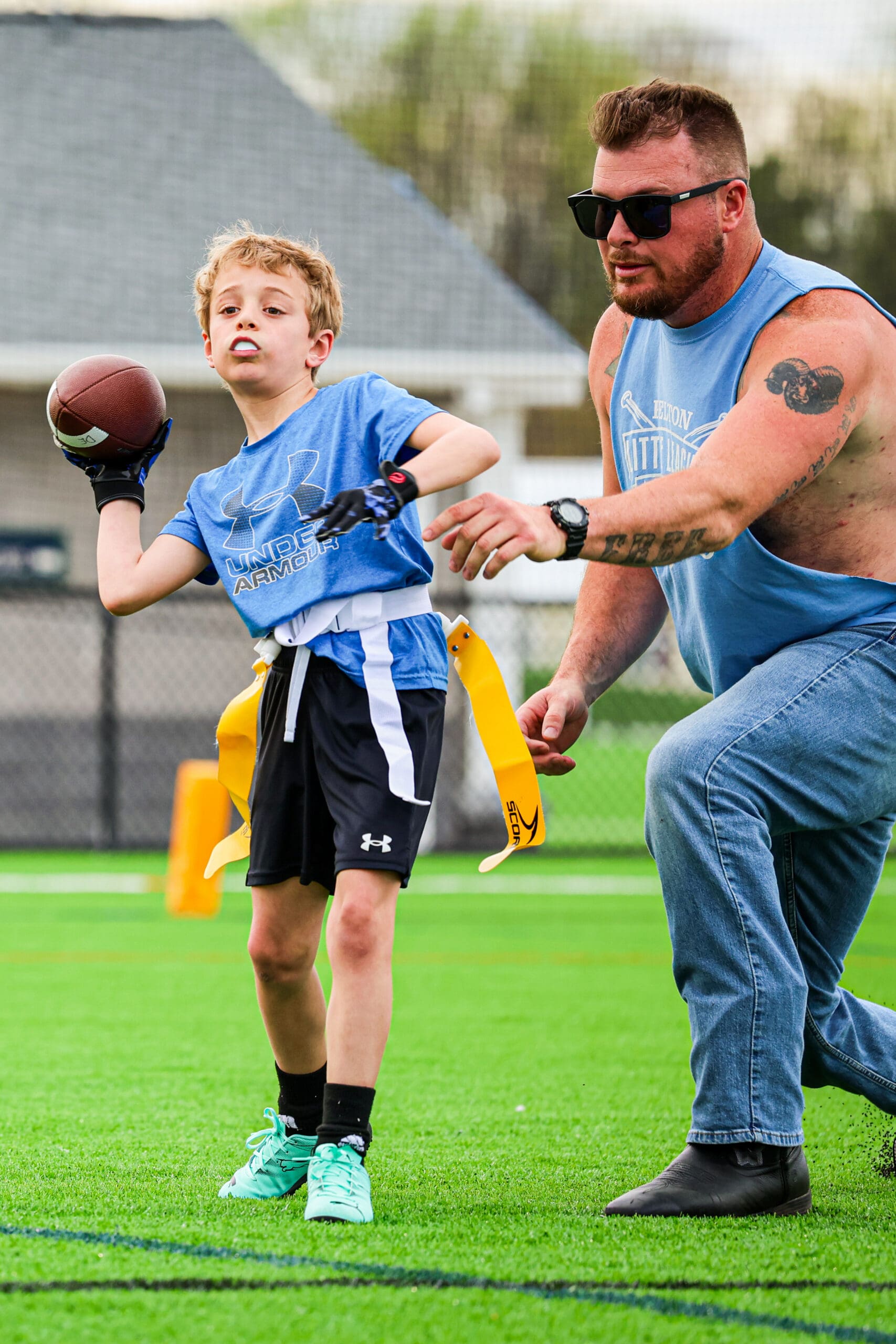 flag football volunteer coaching